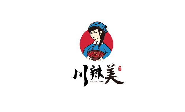 川辣美餐飲辣椒醬品牌logo-標(biāo)派微型VI設(shè)計(jì)-深圳VIS設(shè)計(jì)-品牌策劃定位升級(jí)-VI視覺識(shí)別系統(tǒng)-寶安品牌logo商標(biāo)設(shè)計(jì)-福永logo設(shè)計(jì)公司