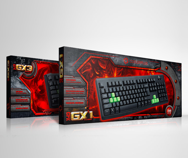 電競鍵盤包裝設計